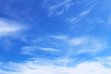 Fototapeta premium Beautiful cirrus clouds. Background. Landscape.