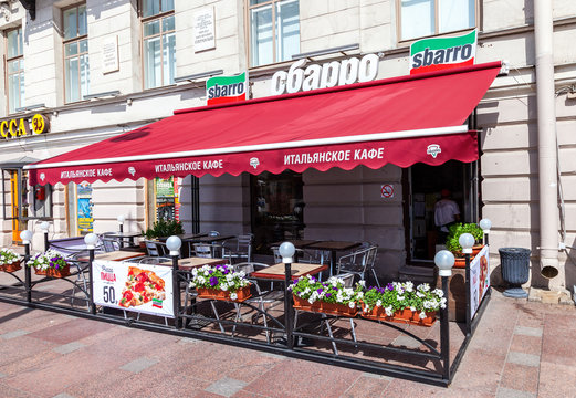 Traditional Summer Street Italian Cafe Sbarro