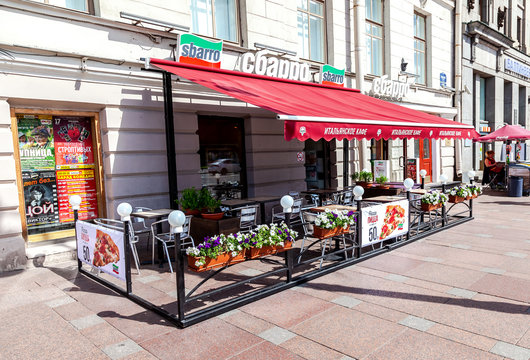 Traditional Summer Street Italian Cafe Sbarro