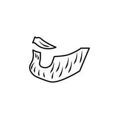 place line illustration icon on white background