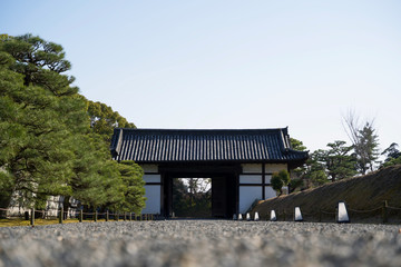 Obraz premium traditional japanese gate of a castle