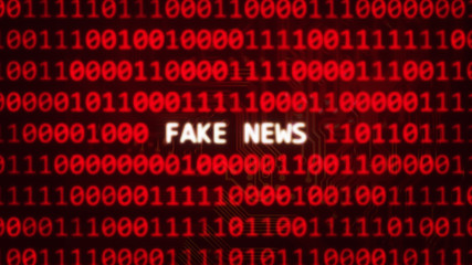 Fake News - digital communication and social network conceptual illustration	3D render