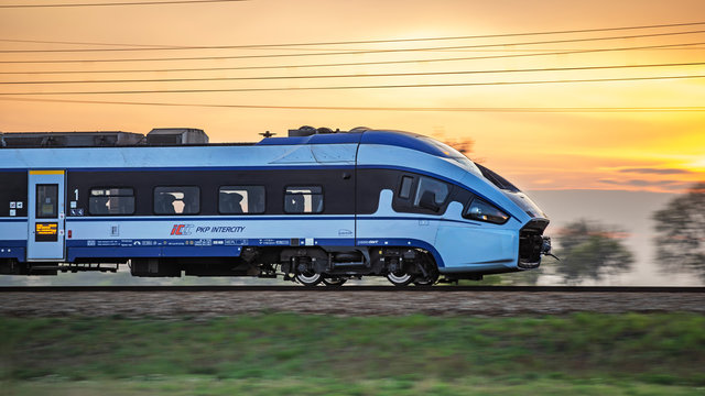 Passenger train.	