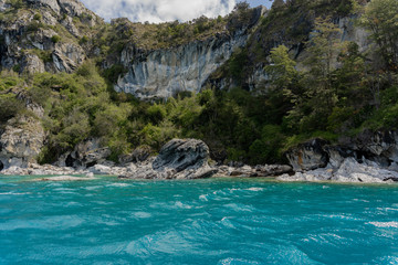 Marble Cathedral at Chelenko Lake, Chelenko is a word that means lake of the tempests.
This like is part of Chile and Argentina, it is the biggest lake in Chile and the second in Southamerica.