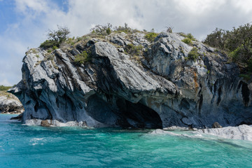 Marble Cathedral at Chelenko Lake, Chelenko is a word that means lake of the tempests.
This like is part of Chile and Argentina, it is the biggest lake in Chile and the second in Southamerica.