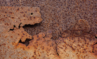 rusty metal texture