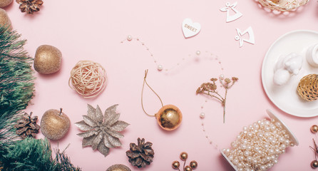 Christmas gifts. Christmas background. Decoration. Gift. 