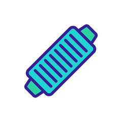 fine grater icon vector. fine grater sign. color symbol illustration
