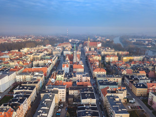 Fototapeta na wymiar Panorama of Brzeg