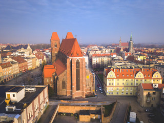 Obraz premium Architecture of Gdansk at night