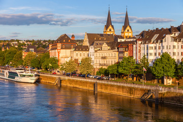 Fototapeta na wymiar Panorama of Koblenz
