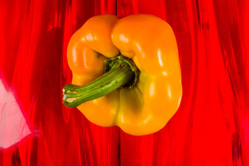 colorful mix of the freshest red and yellow paprika, bell pepper