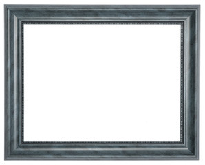 Black frame. Isolated object on a white background.