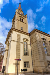Fototapeta na wymiar Church of the Savior in Walbrzych