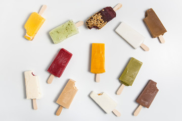 popsicle collection assorted ice cream lolly