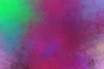 Obraz premium beautiful vintage abstract painted background with antique fuchsia, dark moderate pink and medium sea green colors. can be used as poster or background