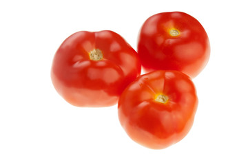 delicious ripe Tomato isolated on white background