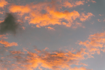 Malaysia, 6 May 2020 - Beautiful sky with cloud before sunset