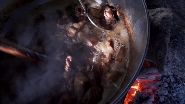 Cooking Mexican Carnintas and Chicharones