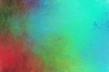 beautiful abstract painting background texture with medium turquoise, old mauve and firebrick colors. can be used as poster or background