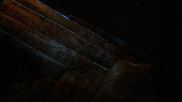 CD thrown under the door