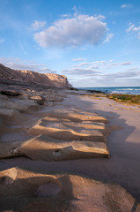 Seascape photo of in Ras Ruwais desert beach