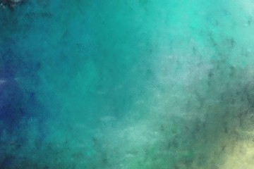 Obraz premium beautiful old color brushed vintage texture with blue chill, teal blue and medium turquoise colors. distressed old textured background with space for text or image