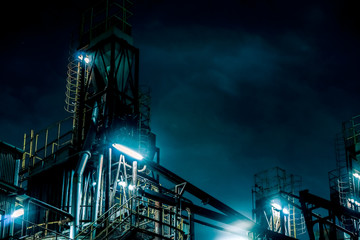 川崎・京浜工業地帯の工場夜景