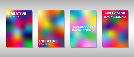 Bright colorful cover or background design for the best projects