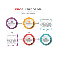 Infographic template design. Business presentation 