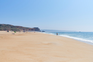 Praia da Nazaré e Praia do Norte, férias,  2019