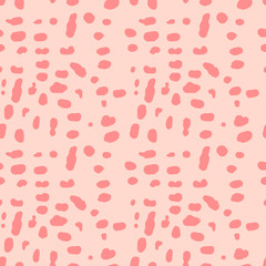 Trendy seamless pattern with graphic abstract shapes. Avant garde puzzle style.