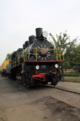 Fototapeta na wymiar タシケントの鉄道博物館
