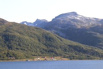 Obraz premium Tromso, cercle polaire arctique en Norvège