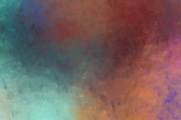 beautiful abstract painting background graphic with pastel brown, old mauve and dark sea green colors. can be used as poster or background