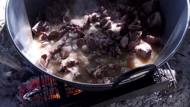 Cooking Mexican Carnintas and Chicharones
