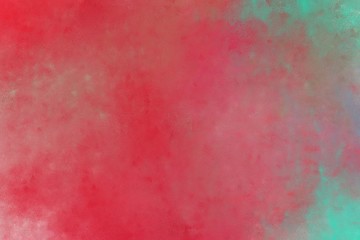 beautiful moderate red, gray gray and medium aqua marine colored vintage abstract painted background with space for text or image. can be used as poster or background