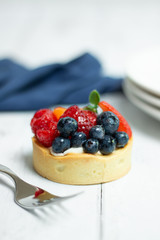 Colorful Fruit Tart 