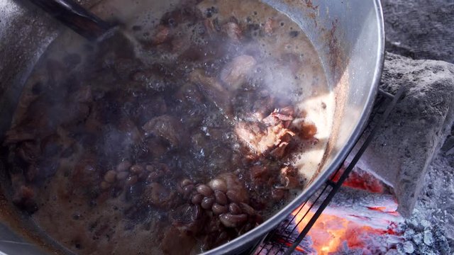 Cooking Mexican Carnintas and Chicharones