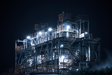 川崎・京浜工業地帯の工場夜景