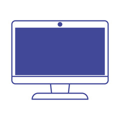 computer screen device technology isolated icon design