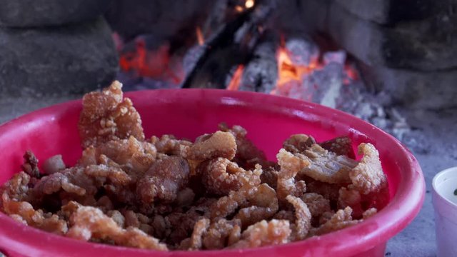 Cooking Mexican Carnintas and Chicharones