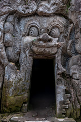 Fototapeta na wymiar Goa Gajah Temple and Elephant Cave