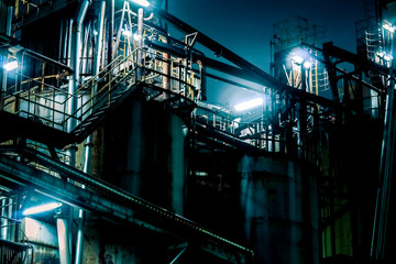 川崎・京浜工業地帯の工場夜景