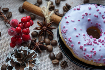 christmas decoration with spices