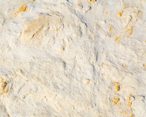 Close up yellow and white sand. Natural texture for background.