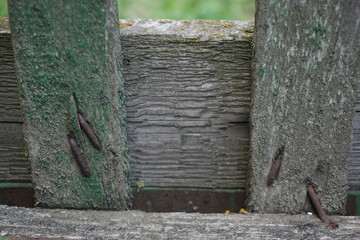 old wooden door