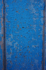 blue painted wall