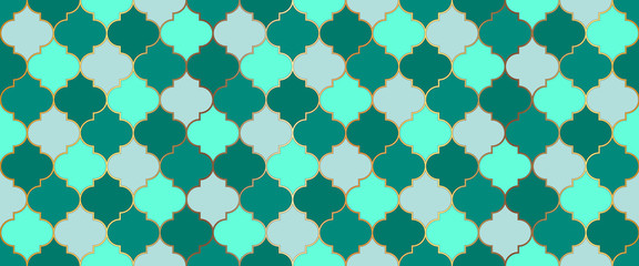 Seamless Moroccan Mosaic Texture. Seamless Moroccan Ornament Turkish Mosque 