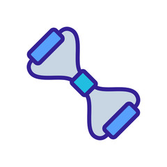 figure eight expander icon vector. figure eight expander sign. color symbol illustration